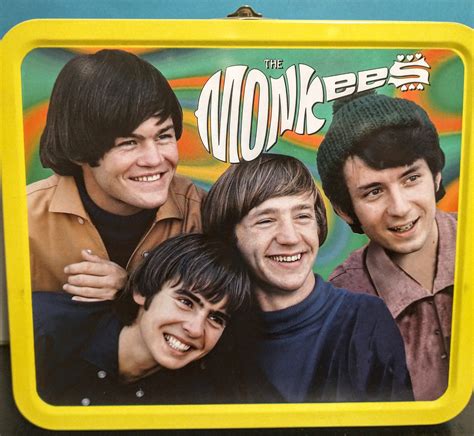 metal the monkeis lunch box|the monkees lunch box.